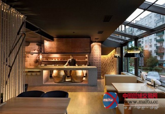 创意独特!乌克兰基辅Odessa餐厅设计