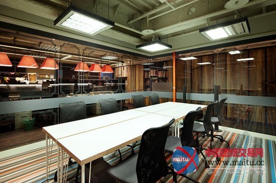 台湾办公室设计,立体的造型时尚感强