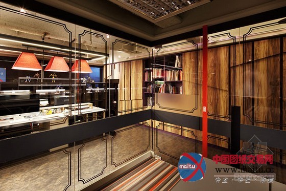 台湾办公室设计,立体的造型时尚感强