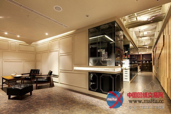 台湾办公室设计,立体的造型时尚感强