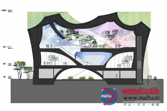 Unsangdong建筑事务所设计的南韩现代汽车馆