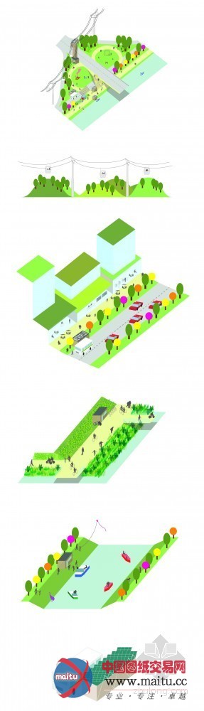 Taller 301等设计的哥伦比亚城市竞赛:土地+文明的城市发展概念