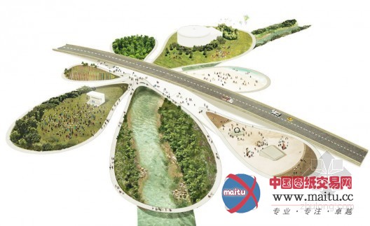 Taller 301等设计的哥伦比亚城市竞赛:土地+文明的城市发展概念