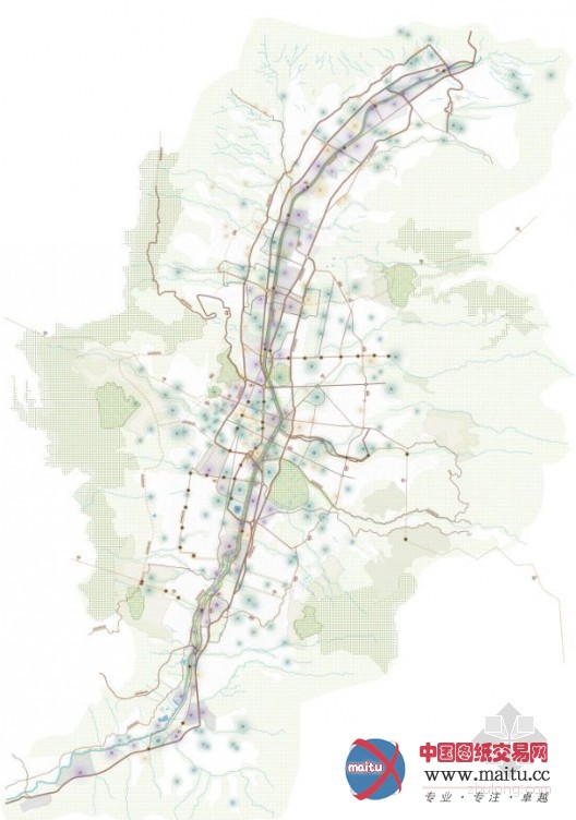 Taller 301等设计的哥伦比亚城市竞赛:土地+文明的城市发展概念