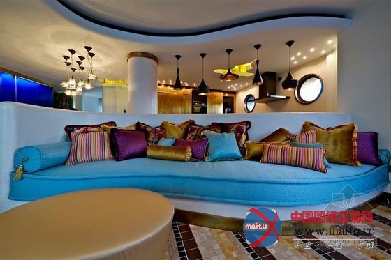 以色列独特别墅装修 华美的宫廷气息