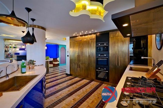 以色列独特别墅装修 华美的宫廷气息