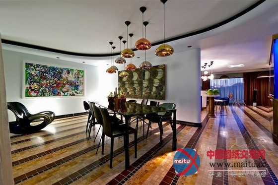 以色列独特别墅装修 华美的宫廷气息