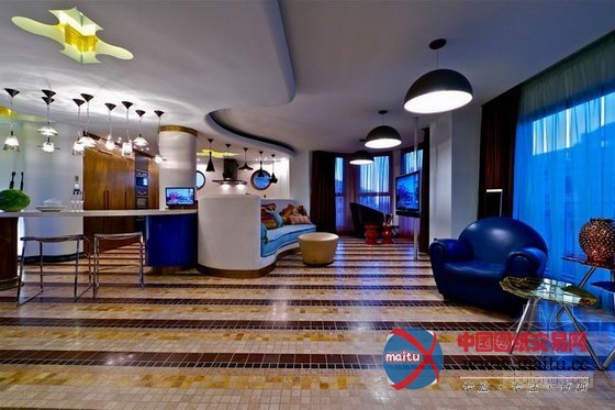 以色列独特别墅装修 华美的宫廷气息