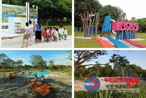 新加坡生态公园 混凝土水渠改建成“自然河道”