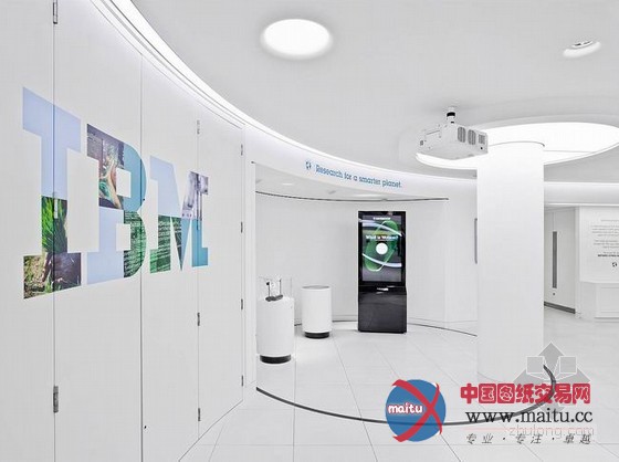 伦敦南岸IBM简洁办公室 整体科技感十足