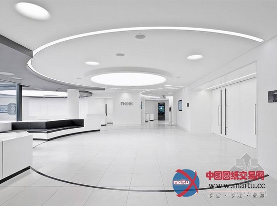 伦敦南岸IBM简洁办公室 整体科技感十足