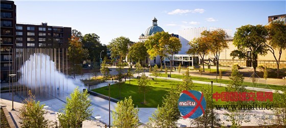 历史和新生活交融的BUHL社区公园