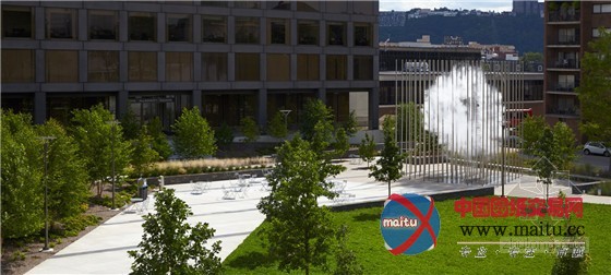 历史和新生活交融的BUHL社区公园