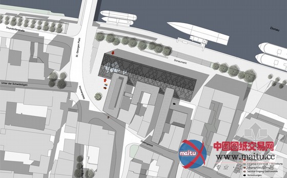 Modo设计的巴伐利亚博物馆木梁支撑方案