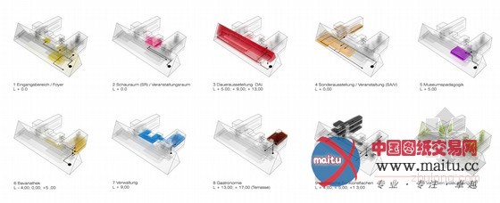Modo设计的巴伐利亚博物馆木梁支撑方案