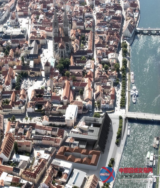 Modo设计的巴伐利亚博物馆木梁支撑方案