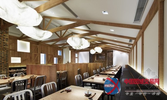 721幸福牧场餐厅设计 给人自然质朴感觉