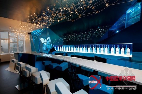 布鲁塞尔Greygoose酒吧装修 现代未来感都超强