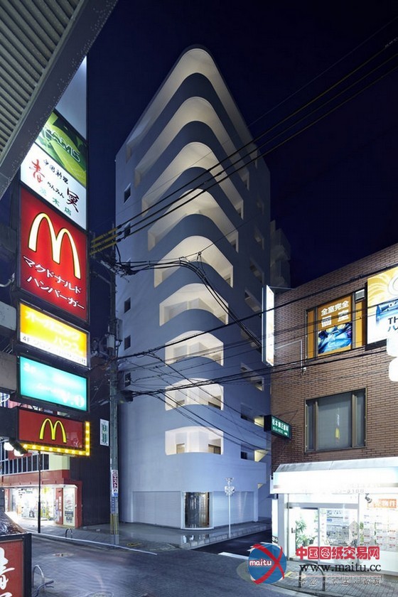 Osaka Architecture设计的日本层次公寓