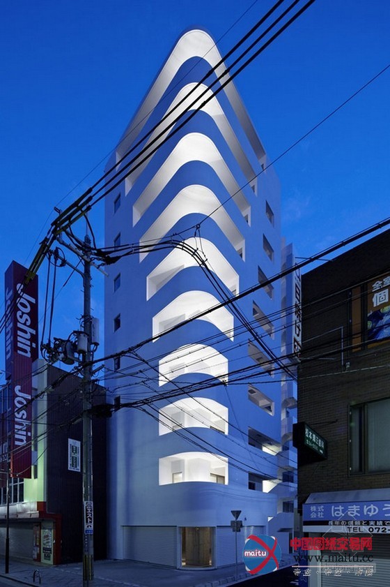 Osaka Architecture设计的日本层次公寓