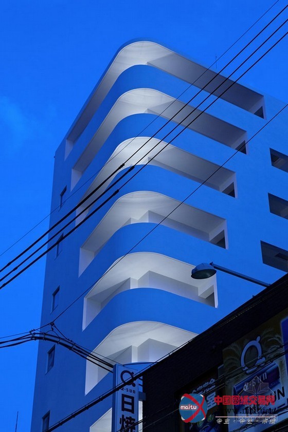 Osaka Architecture设计的日本层次公寓