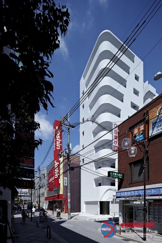 Osaka Architecture设计的日本层次公寓