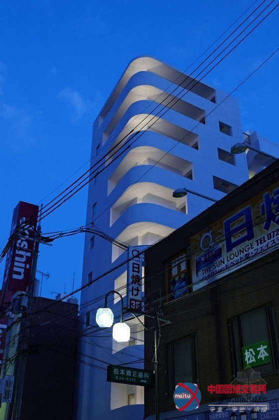 Osaka Architecture设计的日本层次公寓