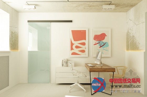 乌克兰改建的办公室设计 时尚充满活力