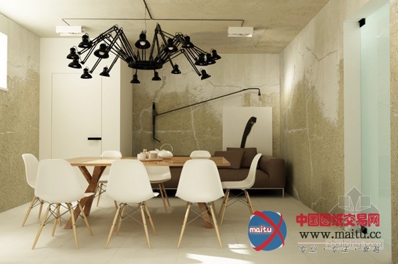 乌克兰改建的办公室设计 时尚充满活力