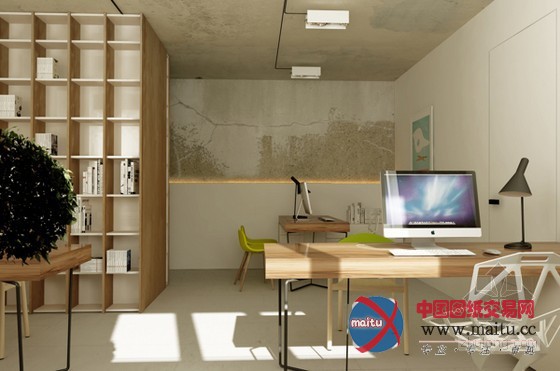 乌克兰改建的办公室设计 时尚充满活力