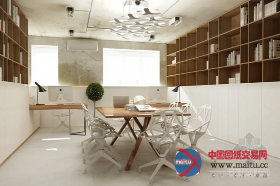 乌克兰改建的办公室设计 时尚充满活力