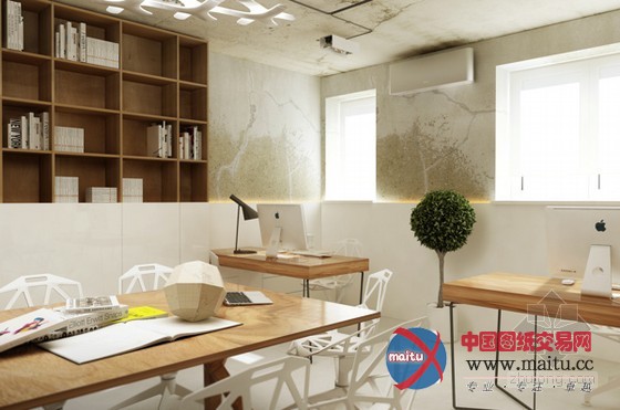 乌克兰改建的办公室设计 时尚充满活力