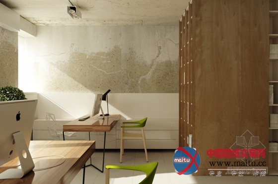 乌克兰改建的办公室设计 时尚充满活力