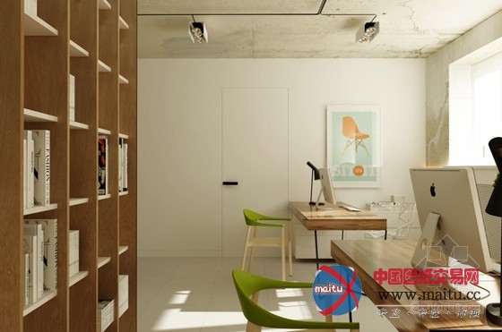 乌克兰改建的办公室设计 时尚充满活力