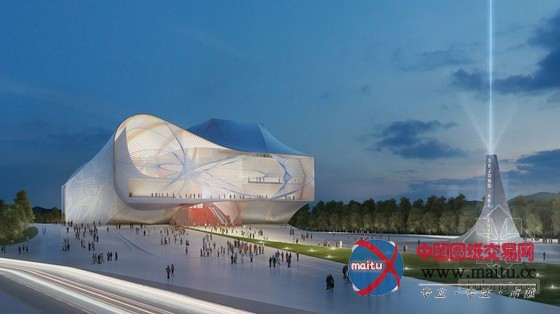 Asymptote设计的韩国表演艺术中心方案