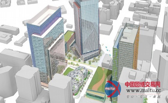 NBBJ设计的西雅图生物圈温室计划