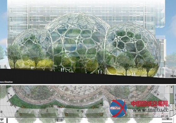 NBBJ设计的西雅图生物圈温室计划