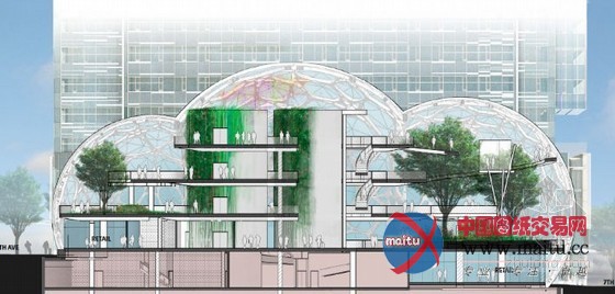 NBBJ设计的西雅图生物圈温室计划