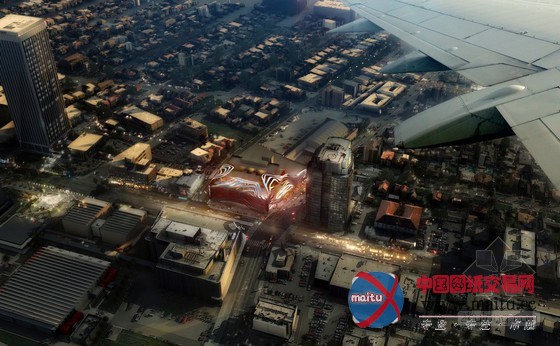 Kohn Pedersen Fox设计的皮特森汽车博物馆