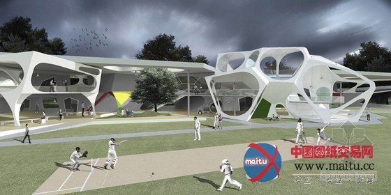 plane 3 studios设计的印度奇特卡拉大学