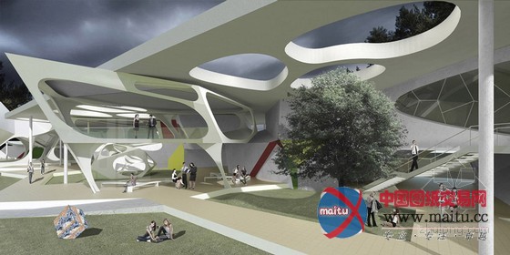 plane 3 studios设计的印度奇特卡拉大学