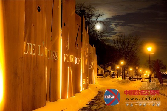 加拿大魁北克Cap-Rouge记忆墙