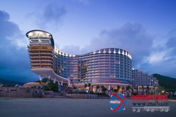 深圳大梅沙京基喜来登度假酒店 强有力的视觉感