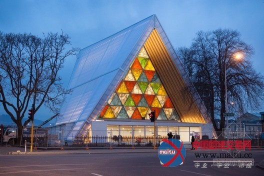 坂茂设计的新西兰纸板大教堂