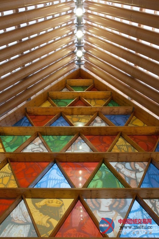 坂茂设计的新西兰纸板大教堂