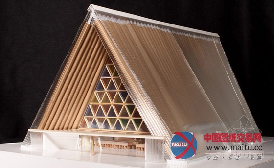 坂茂设计的新西兰纸板大教堂