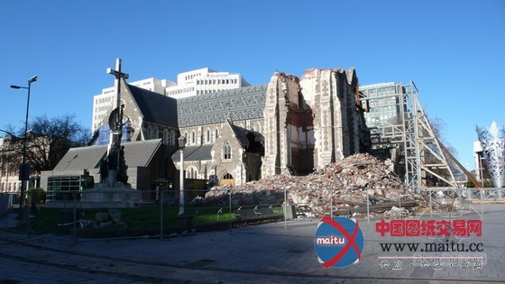 坂茂设计的新西兰纸板大教堂