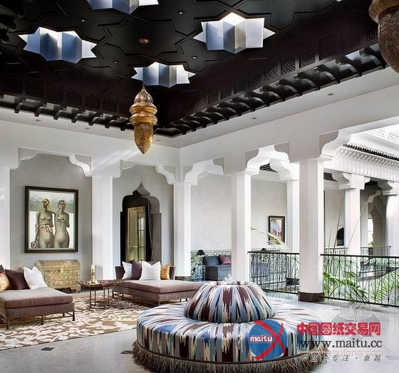 超豪华度假别墅装修 充满异国情调