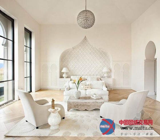 超豪华度假别墅装修 充满异国情调