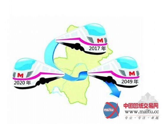 武汉远景规划:10条穿江地铁隧道